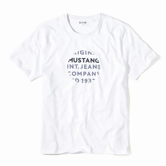 Bílé pánské tričko JESPER MUSTANG
