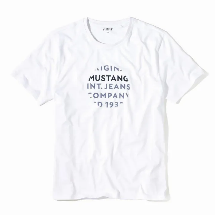 Bílé pánské tričko JESPER MUSTANG