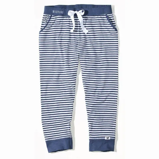 Dámské kalhoty s pruhy DENIM STRIPES MUSTANG