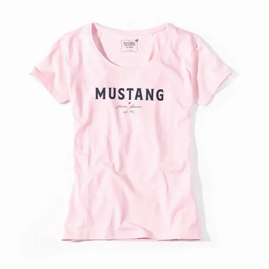 Dámské světle růžové tričko AURELIA MUSTANG