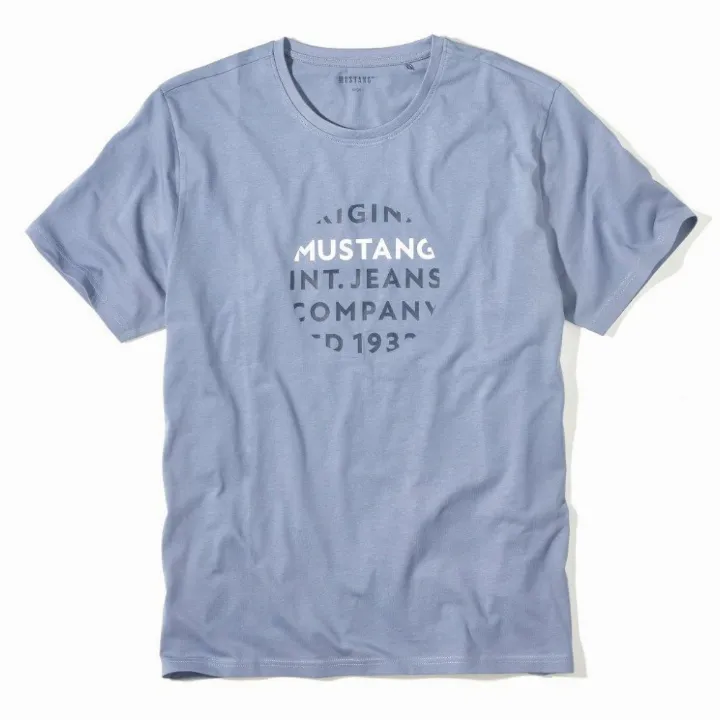 Modré pánské tričko JESPER MUSTANG