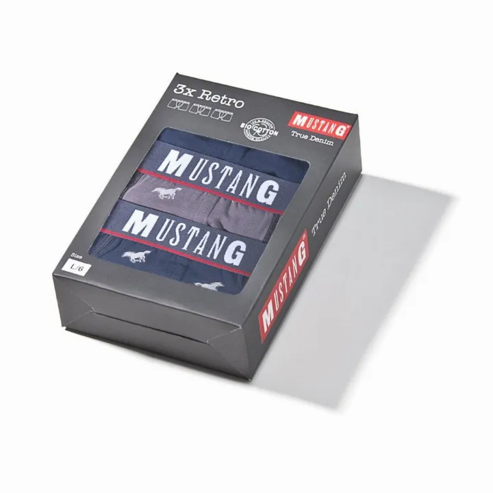 Výhodné trojbalení pánských boxerek Mustang Ben MUSTANG