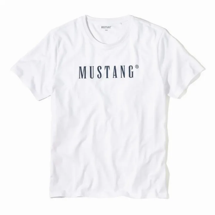 Bílé pánské tričko BENNET MUSTANG